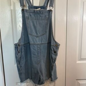 Universal Thread Blue Denim Overalls